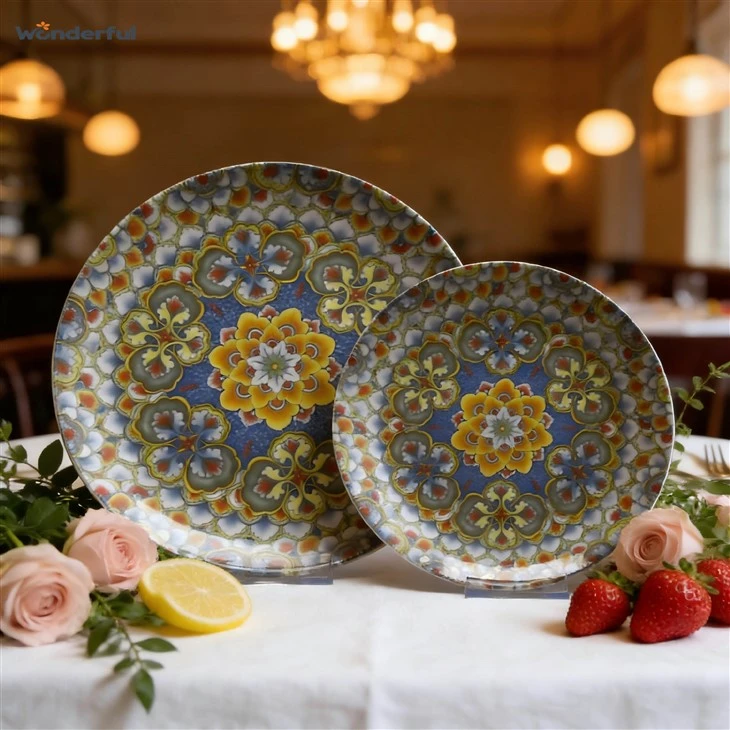 Vibrant Floral Ceramic Dinnerware Set suppliers